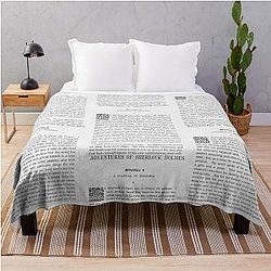 Adventures of Sherlock Holmes Perfect Gift Throw Blanket