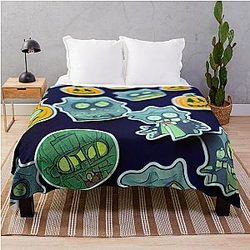 Sherlock Holmes Halloween Throw Blanket