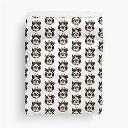 Retro Western Shetland Sheepdog Duvet Cover