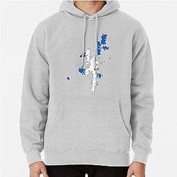 Shetland Islands Map Flag Pullover Hoodie