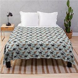 The Shetland Sheepdog Throw Blanket