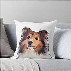 Shetland Sheepdog Throw Pillow