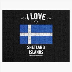 I Love Shetland Islands Puzzle
