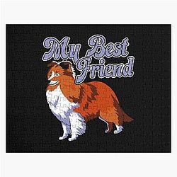 Shetland Sheepdog My Best Friend Jigsaw Puzzle