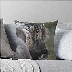 Shetland Pony Throw Pillow