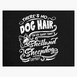 There's No Dog Shetland Sheepdog Glitter Jigsaw Puzzle