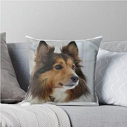 Shetland dog pillow