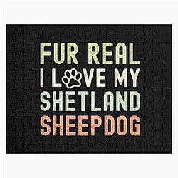 Fur Real My Shetland Sheepdog Jigsaw Puzzle