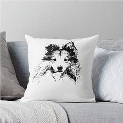 Shetland Sheepdog Throw Pillow