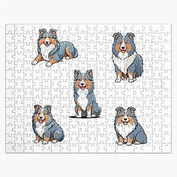 Blue Merle Shetland Sheepdog Puzzle