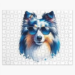 Blue Merle Shetland Sheepdog Puzzle