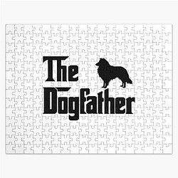 The Shetland sheepdog Dog Father Owner Shirt, Shetland sheepdog Dad Owner Lovers, Shetland sheepdog owner Christmas gift Jigsaw Puzzle