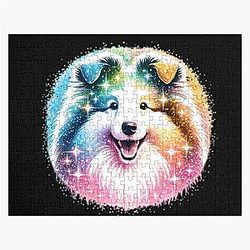 Glitter Shetland Sheepdog Jigsaw Puzzle