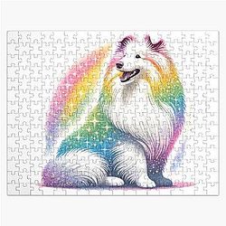 Glitter Shetland Sheepdog Jigsaw Puzzle