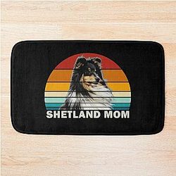 Shetland Sheepdog Mom Bath Mat