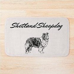 Shetland Sheepdog Bath Mat