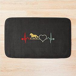 Shetland Pony Heartbeat Gift Idea Bath Mat