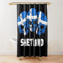 Shetland Flag Shower Curtain