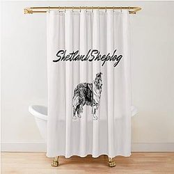 Shetland Sheepdog Shower Curtain