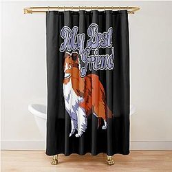 Shetland Sheepdog Shower Curtain