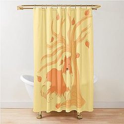Shetland Sheepdog Autumn Shower Curtain