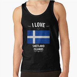 I Love Shetland Island Tank Top