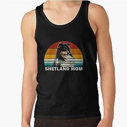 Shetland Sheepdog Mom Tank Top