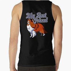 Shetland Sheepdog My Best Friend Tank Top