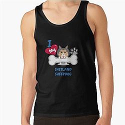 SHETLAND SHEEPDOG - I Love My SHETLAND SHEEPDOG Gift Tank Top 
 Becomes: 
SHETLAND SHEEPDOG - I Love My Gift Tank Top