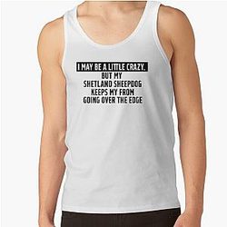 Funny Shetland Sheepdog Tank Top