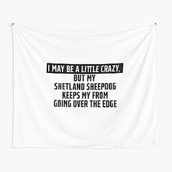 Funny Shetland Sheepdog Tapestry