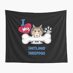 Shetland Sheepdog - I Love My Shetland Gift Tapestry