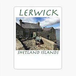 Jimmy Perez's House Lerwick Shetland Islands Sticker