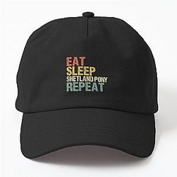 Shetland Pony Gift Idea Dad Hat
