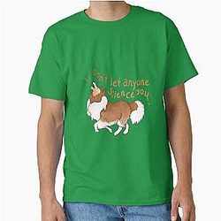 Barking Sheltie (Shetland Sheepdog) Classic T-Shirt