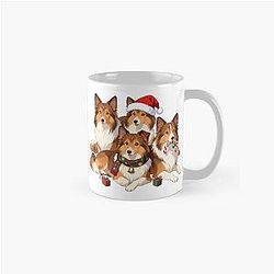 Shetland Sheepdog Merry Christmas Classic Mug