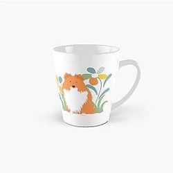 Shetland Sheepdog and Flower Mug