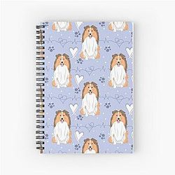 LOVE Sable Sheltie Dog Shetland Sheepdog Notebook