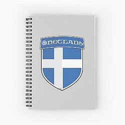 Shetland Islands Flag Scotland UK Sticker T-Shirt Notebook