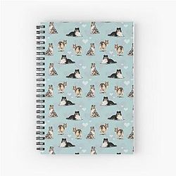 The Shetland Sheltie in Blue Notebook