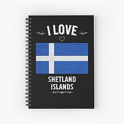 I Love Shetland Islands Notebook