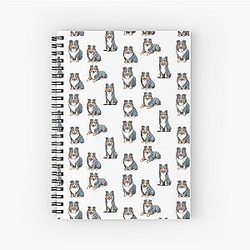 Blue Merle Shetland Sheepdog Notebook