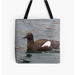 Black Guillemot, Shetland Lerwick Tote Bag