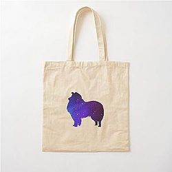 Shetland Sheepdog Universe Cotton Tote Bag