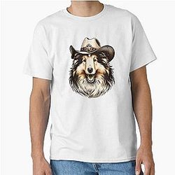 Retro Western Classic Shetland Sheepdog T-Shirt