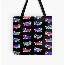Galaxy Shetland Sheepdog Gift Phone Case Pouch Tote Mug All Over Print Bag