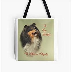 Shetland Sheepdog All Print Tote Bag