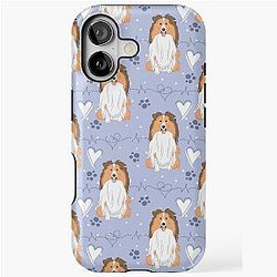 LOVE Sable Sheltie Dog Shetland Sheepdog iPhone Tough Case