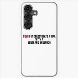 Funny Shetland Sheepdog girl Samsung case