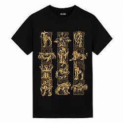 Saint Seiya Zodiac Armor Hemd Anime Shirts für Kinder WS2302